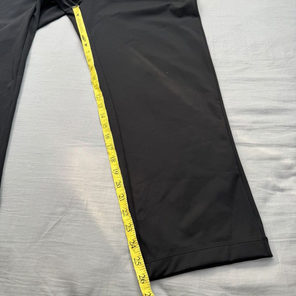 NWT Halara Flex DayStretch High Waist Work Tapered Pants LARGE Black Pull On - Picture 4 of 9